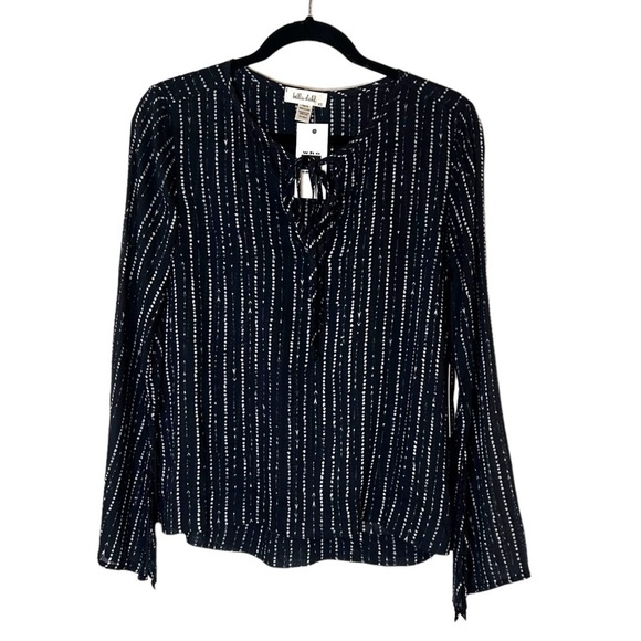 Bella Dahl Split Sleeve Tencel Blouse - Picture 1 of 11